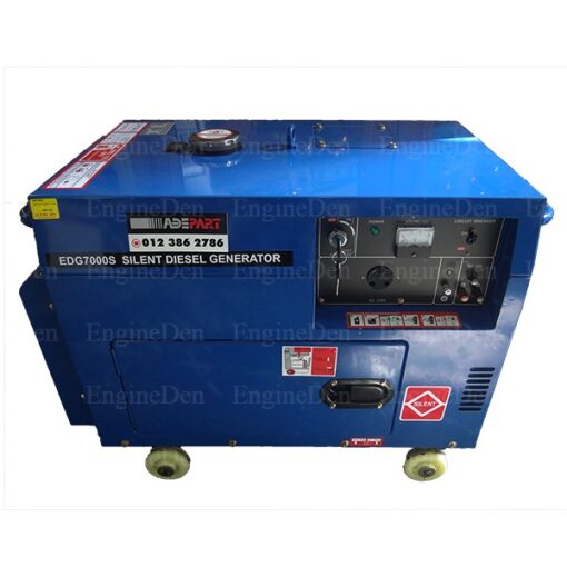 EDG7000s Silent Diesel Generator 6-7KVA (New)